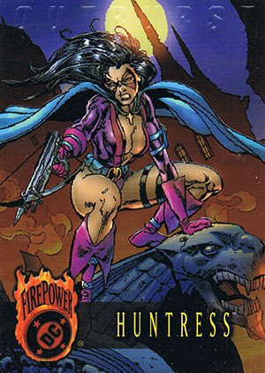 Fleer/Skybox DC Outburst: Firepower Base Card 26 Huntress