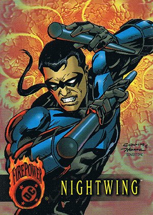 Fleer/Skybox DC Outburst: Firepower Base Card 27 Nightwing