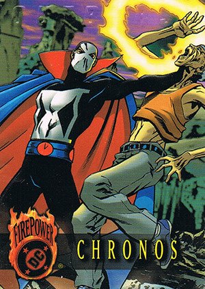 Fleer/Skybox DC Outburst: Firepower Base Card 44 Chronos