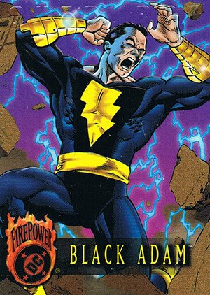 Fleer/Skybox DC Outburst: Firepower Base Card 48 Black Adam