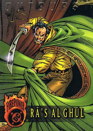 Fleer/Skybox DC Outburst: Firepower Base Card 49 Ra's Al Ghul