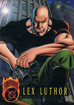 Fleer/Skybox DC Outburst: Firepower Base Card 50 Lex Luthor