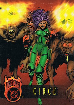 Fleer/Skybox DC Outburst: Firepower Base Card 51 Circe