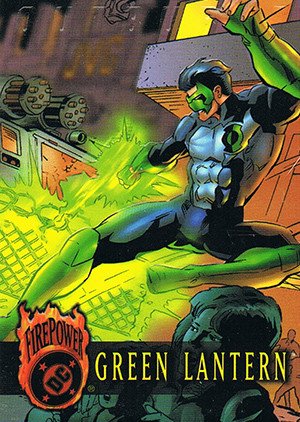 Fleer/Skybox DC Outburst: Firepower Base Card 59 Green Lantern