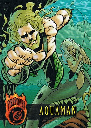 Fleer/Skybox DC Outburst: Firepower Base Card 63 Aquaman