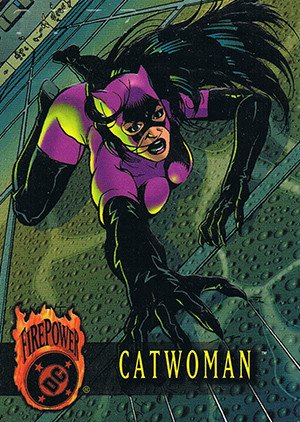 Fleer/Skybox DC Outburst: Firepower Base Card 65 Catwoman