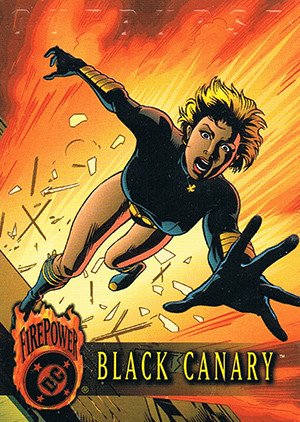 Fleer/Skybox DC Outburst: Firepower Base Card 67 Black Canary