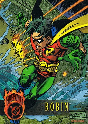 Fleer/Skybox DC Outburst: Firepower Base Card 69 Robin