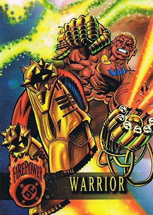 Fleer/Skybox DC Outburst: Firepower Base Card 76 Warrior