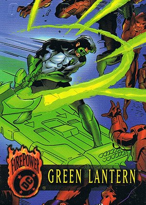 Fleer/Skybox DC Outburst: Firepower Base Card 78 Green Lantern