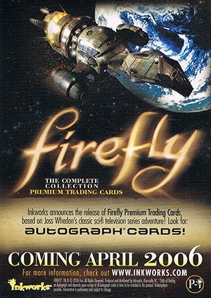 Inkworks Firefly: The Complete Collection Promos P-i 