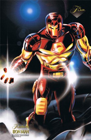 Fleer Marvel Annual Flair '94 Flair Prints  Iron Man