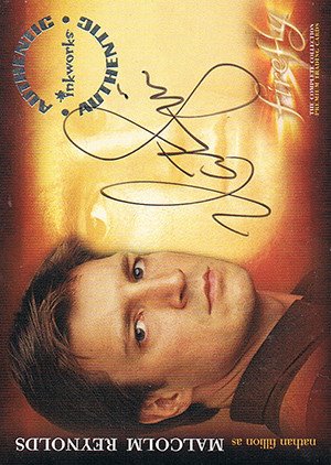 Inkworks Firefly: The Complete Collection Autograph Card A-1 Nathan Fillion as Malcolm Reynolds