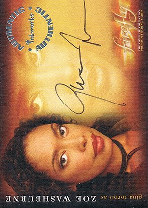 Inkworks Firefly: The Complete Collection Autograph Card A-2 Gina Torres as Zoe Washburne
