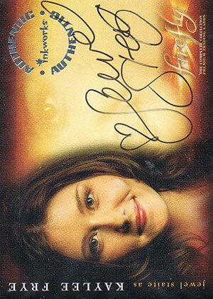 Inkworks Firefly: The Complete Collection Autograph Card A-5 Jewel Staite as Kaylee Frye