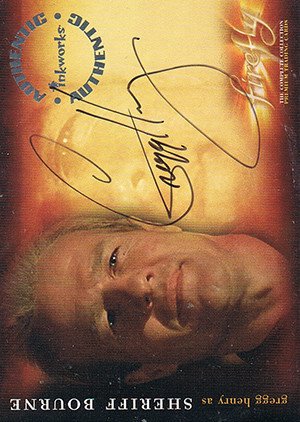 Inkworks Firefly: The Complete Collection Autograph Card A-9 Gregg Henry as Sheriff Bourne