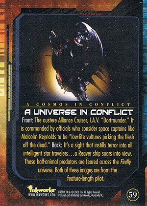 Inkworks Firefly: The Complete Collection Base Card 59 A Universe in Conflict