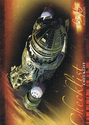Inkworks Firefly: The Complete Collection Base Card 72 Checklist