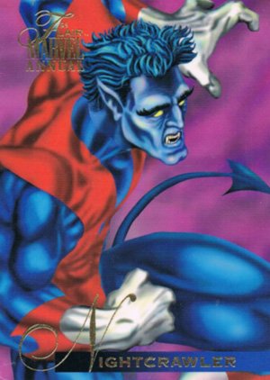 Fleer Marvel Annual Flair '95 Base Card 2 Nightcrawler