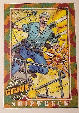 Impel G.I. Joe Series 1 Base Card 25 Shipwreck