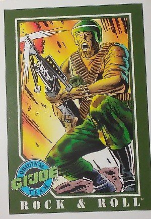 Impel G.I. Joe Series 1 Base Card 45 Rock & Roll