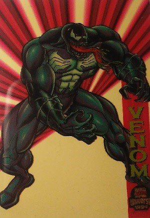 Fleer Marvel Universe V Suspended Animation Card 8 of ten Venom