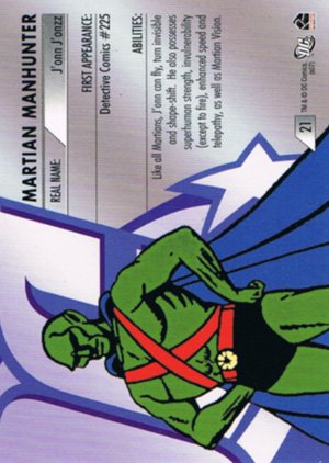 Rittenhouse Archives DC Legacy Base Card 21 Martian Manhunter