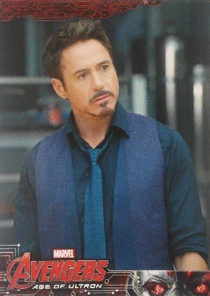 Upper Deck Marvel Avengers: Age of Ultron Base Card 42 Iron Man shares that Ultron had created himself an