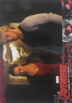 Upper Deck Marvel Avengers: Age of Ultron Base Card 58 The Maximoff twins are given another chance to pit