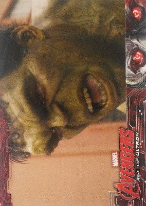 Upper Deck Marvel Avengers: Age of Ultron Base Card 63 Unable to distinguish friend from foe, the Hulk st