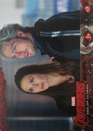 Upper Deck Marvel Avengers: Age of Ultron Base Card 70 The Maximoff twins report to Ultron and learn that