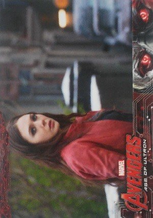 Upper Deck Marvel Avengers: Age of Ultron Base Card 81 Uwilling to see innocent lives lost, the Maximoff