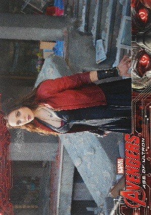 Upper Deck Marvel Avengers: Age of Ultron Base Card 82 Despite her efforts, Wanda Maximoff sees her home