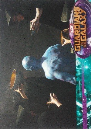 Upper Deck Guardians of the Galaxy Full Bleed Base Card 12 Monks bathe Ronan the Accuser. They prepare Ro