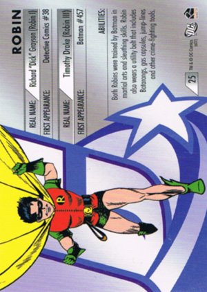 Rittenhouse Archives DC Legacy Base Card 25 Robin