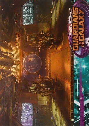 Upper Deck Guardians of the Galaxy Full Bleed Base Card 68 With Ronan's shift in power, the bridge of a R