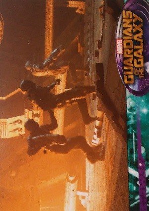 Upper Deck Guardians of the Galaxy Full Bleed Base Card 74 The Guardians of the Galaxy hit the Dark Aster