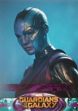 Upper Deck Guardians of the Galaxy Full Bleed Base Card 100 Karen Gillan as Nebula