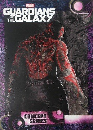 Upper Deck Guardians of the Galaxy Full Bleed Base Card 125 