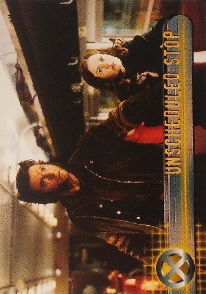 Topps X-Men The Movie Base Card 45 Unscheduled Stop