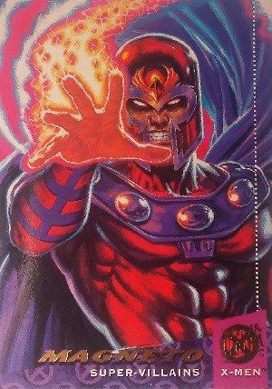 Fleer X-Men 1994 Fleer Ultra Base Card 55 Magneto