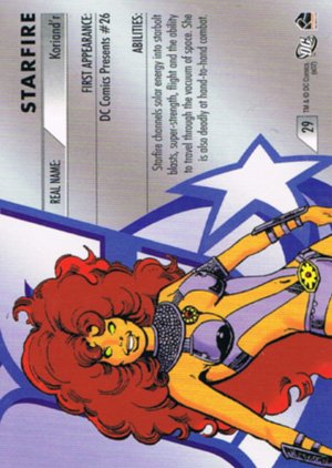 Rittenhouse Archives DC Legacy Base Card 29 Starfire