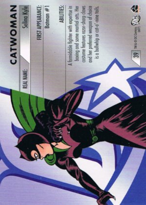 Rittenhouse Archives DC Legacy Base Card 39 Catwoman
