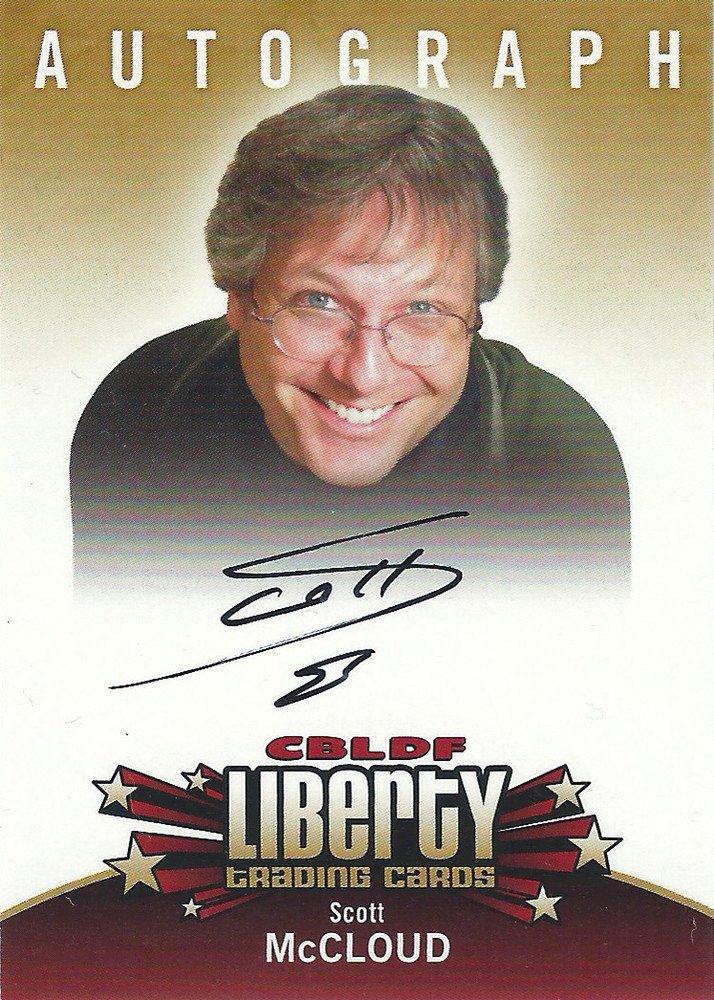 Cryptozoic CBLDF Liberty Trading Cards Autograph Card  Scott McCloud