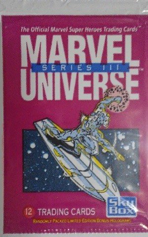 Impel Marvel Universe III   Unopened Silver Surfer Pack