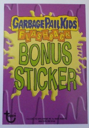 Topps Garbage Pail Kids - Flashback Series 3 Blister Pack Bonus Card B2 JACK O'Lantern