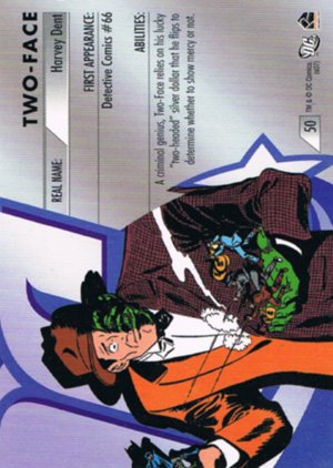 Rittenhouse Archives DC Legacy Base Card 50 Two-Face