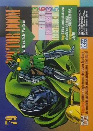 SkyBox Marvel Universe IV Base Card 79 Dr. Doom