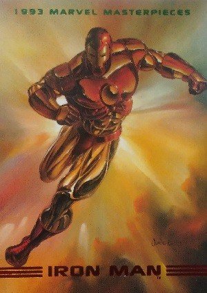 SkyBox Marvel Masterpieces Base Card 4 Iron Man