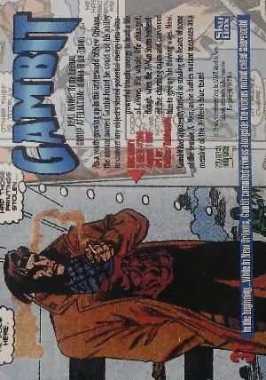 SkyBox Marvel Masterpieces Base Card 31 Gambit
